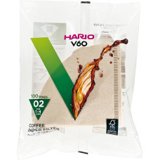 Фільтри Hario 02 100 шт. V60 Натуральні, 171-65382