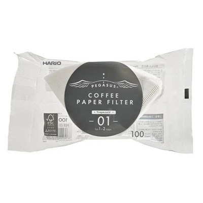 Фільтри Hario Pegasus Coffee Paper Filter 01, 171-65394