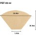 Фільтри Hario Pegasus Coffee Paper Filter 02 Натуральні, 171-65398