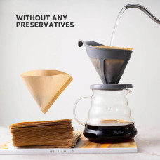 Фільтри ICafilas 01 100 шт. Натуральние ICafilas Coffee Filter Paper, 171-65501