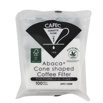 Фільтри CAFEC Abaca+ Filter Cup1 100 шт., 171-65540