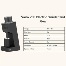 Кавомолка Varia VS3 Electric Coffee Grinder Gen 2 Біла, 172-65617