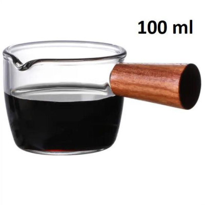 Сливочник для кофе эспрессо 100 мл. Approx стеклянный с ручкой прозрачный джаг Стекло, 175-65736