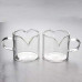 Сливочник для кофе эспрессо 110 мл. Джаг Creamer на 2 носика, 175-65754