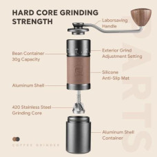 Ручна кавомолка iCafilas Exterior Premium Coffee Grinder, 172-65765