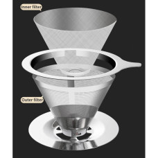 Пуровер Double Mesh V60 02 Cafeor Соты, 176-65848