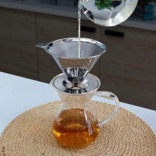 Пуровер Double Mesh V60 02 Cafeor Соты, 176-65848