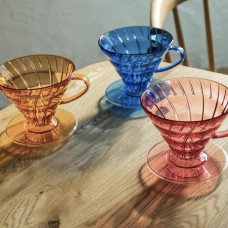 Пуровер Hario V60 02 Cobalt Blue, 176-65863