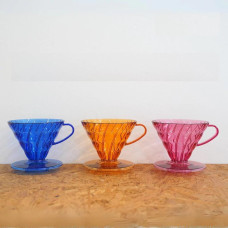 Пуровер Hario V60 02 Cobalt Blue, 176-65863