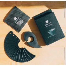 Пуровер Hario V60 Flat Dripper Zebrang 02 Силиконовый складной, 176-65864