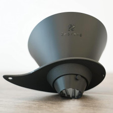 Пуровер Hario V60 Flat Dripper Zebrang 02 Силиконовый складной, 176-65864