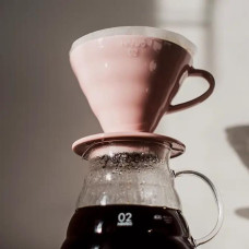Керамический Пуровер Hario V60 02 Pink Розовый, 176-65865