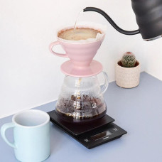 Керамический Пуровер Hario V60 02 Pink Розовый, 176-65865