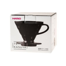 Керамический Пуровер Hario V60 02 Tetsu Kasuya Model Черный, 176-65866