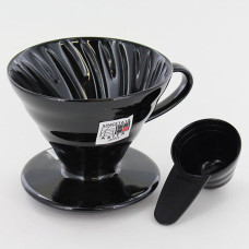Керамический Пуровер Hario V60 02 Tetsu Kasuya Model Черный, 176-65866