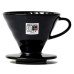 Керамический Пуровер Hario V60 02 Tetsu Kasuya Model Черный, 176-65866
