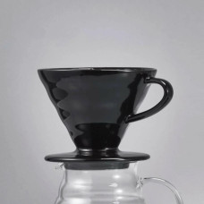 Керамический Пуровер Hario V60 02 Tetsu Kasuya Model Черный, 176-65866