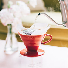 Керамический Пуровер Hario V60 02 Красный, 176-65868