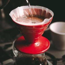 Керамический Пуровер Hario V60 02 Красный, 176-65868