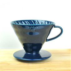 Керамический Пуровер Hario V60 02 Indigo Blue Cиний, 176-65870