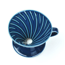 Керамический Пуровер Hario V60 02 Indigo Blue Cиний, 176-65870