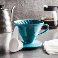 Керамический Пуровер Hario V60 02 Turquoise Бирюзовый, 176-65872