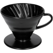 Керамический Пуровер Hario V60 02 Matte Black черный, 176-65873
