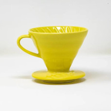 Керамический Пуровер Hario V60 02 Yellow Желтый, 176-65875
