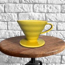Керамический Пуровер Hario V60 02 Yellow Желтый, 176-65875