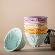 Пуровер Loveramics Flatbed Coffee Dripper керамический Celadon Blue, 176-65905