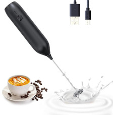 Капучинатор аккумуляторный Milk Frother Black Вспениватель на подставке, 174-65914