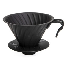 Металлический Пуровер Hario V60 02 Черный, 176-65973