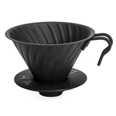 Металлический Пуровер Hario V60 02 Черный, 176-65973