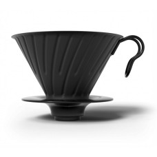 Металлический Пуровер Hario V60 02 Черный, 176-65973