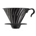 Металлический Пуровер Hario V60 02 Черный, 176-65973