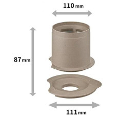 Пуровер Hario 01 Cafeor Metal Mesh BATON ECO, 176-65979
