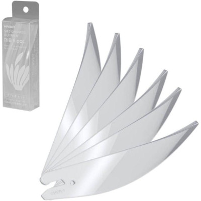 Комлект ребер Hario V60 Suiren Dripper Ribs 6 шт. White, 176-66009