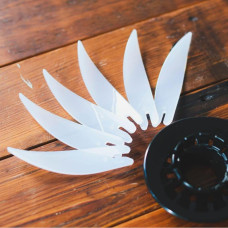 Комлект ребер Hario V60 Suiren Dripper Ribs 6 шт. White, 176-66009