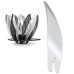 Ребро для Hario V60 Suiren Dripper Ribs 1 шт. White, 176-66015