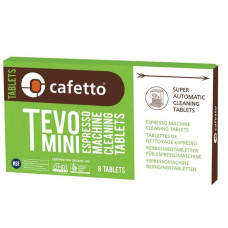 Таблетки Cafetto TEVO Mini Blister Pack 8 шт. для чистки кофемашины Органический, 177-66038