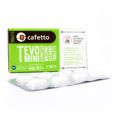 Таблетки Cafetto TEVO Mini Blister Pack 8 шт. для чистки кофемашины Органический, 177-66038