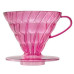Пуровер Hario V60 02 Punch Pink, 176-66090