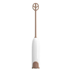 Капучинатор Milk Frother для матчі електричний Вінчик Білий/Бежевий, 174-66114