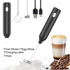 Капучинатор акумуляторний Milk Frother 307 USB Black, 174-66128