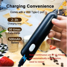 Капучинатор акумуляторний Milk Frother 307 USB Black, 174-66128
