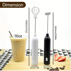 Капучинатор акумуляторний Milk Frother 307 USB Black, 174-66128