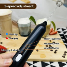 Капучинатор акумуляторний Milk Frother 307 USB White, 174-66129