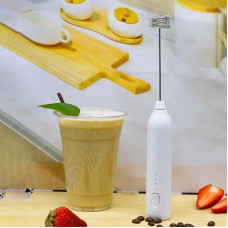 Капучинатор акумуляторний Milk Frother 307 USB White, 174-66129